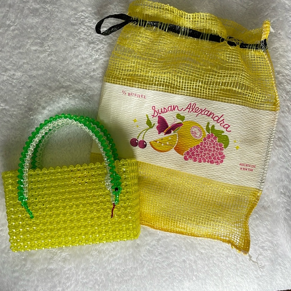 SUSAN ALEXANDRA Serpent Bag Chartreuse Green - Picture 5 of 5